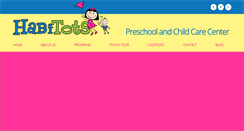 Desktop Screenshot of habitotschildcare.com